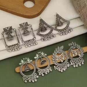 JUMKHA FOR GIRLS & WOMEN( combo of 4 pair)