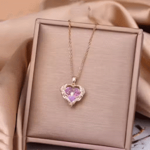 Love Heart Crystal Pendent