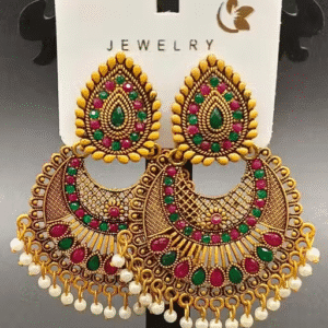 Crystal Pearl Earrings