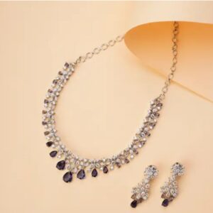 Elegance Rhodium Necklace