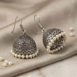 Oxidized Jhumka Earrings for Beautiful Girls & Women