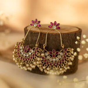 Mehendi plated trendy chandbalis for girl and womens